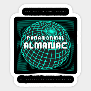 paranormal almanac #1 podcast in some universe Sticker